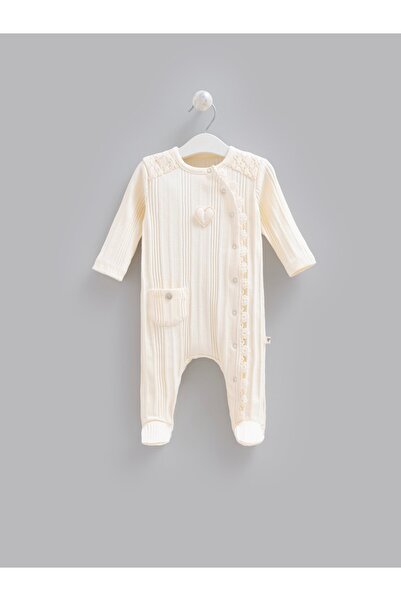 Caramell 100% Cotton Beti Girls Jumpsuit Beige
