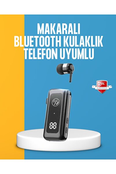 Toptan Bulurum Dijital Ekranlı ve Hızlı Şarjlı Bluetooth 5.2 Makaralı Kulaklık