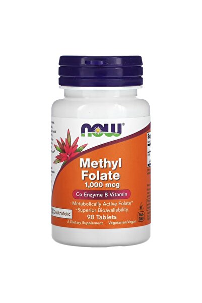 Now Foods Methyl Folate – 1,000 Mcg, 90 Tablets