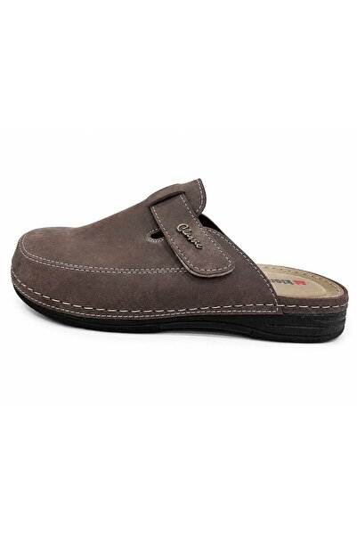 PAPUCUMUN DÜNYASI Men's Orthopedic Velcro-Closed Toe Anatomical Daily Work Tr...