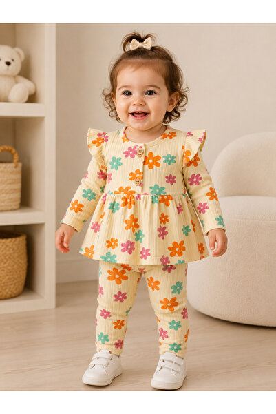 Melodikids Baby Girl Seasonal Tights Set