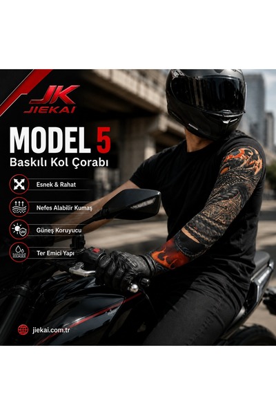 JİEKAİ MOTORCU KOL ÇORABI MODEL - 5 ( ADET FİYATIDIR)
