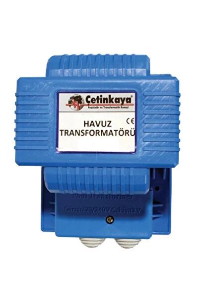 Çetinkaya HAVUZ TRAFOSU 220V - 12V 300Va bakır sargı polyester S23 C00 03