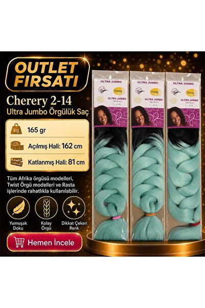Nurdan Trend Peruk 3 Packs - Synthetic Ombre Hair for African Braids and Drea...