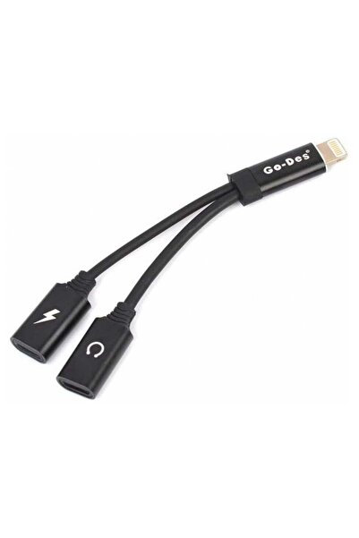 Generic Go Des GD-UC011 Lightning 2-in-1 Charging and Audio Adapter