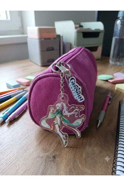 OWLBAG COMPANY سلسلة مفاتيح من الأكريليك بتصميم شخصية زيباي من سلسلة جينشين إ...