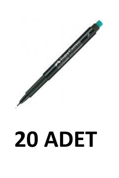Faber Castell 20 ADET PERMANENT KALEM (S) SİYAH