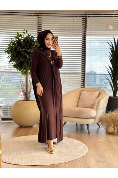Afili 1515 Asil Cape Cloak with Buckle Sandy Dress Brown