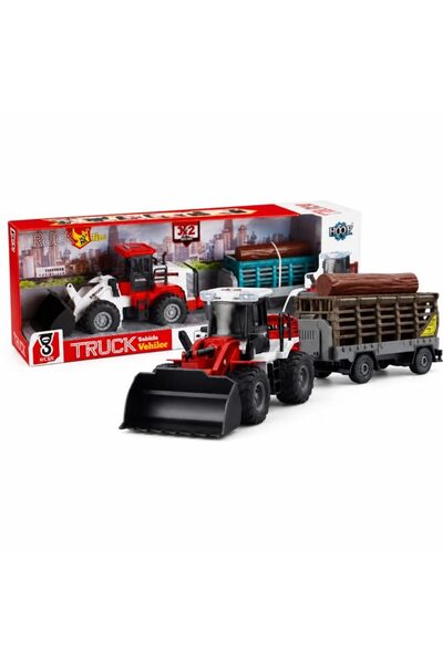 OEM Buldozer de Jucarie cu Remorca pentru Busteni, cu frictiune, utilaj fores...