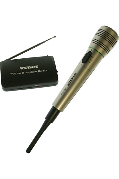Weisre Ενσύρματο Μικρόφωνο Καραόκε WM-238 WM-238 Ασημί