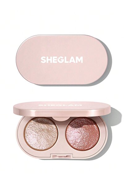 SHEGLAM Prismalight Baked Gelee Eyeshadow Duo - Çift Yansımalı Yoğun Işıltılı...
