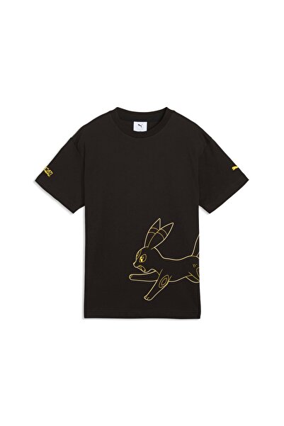 Puma تي شيرت x POKEMON Youth بقصة واسعة وتفاصيل جرافيكية