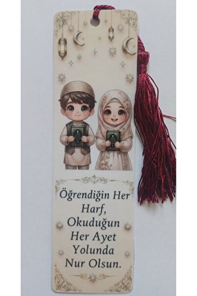 Store Renklidünyalr Kitap Ayracı 40 ADET Laminasyonlu karton