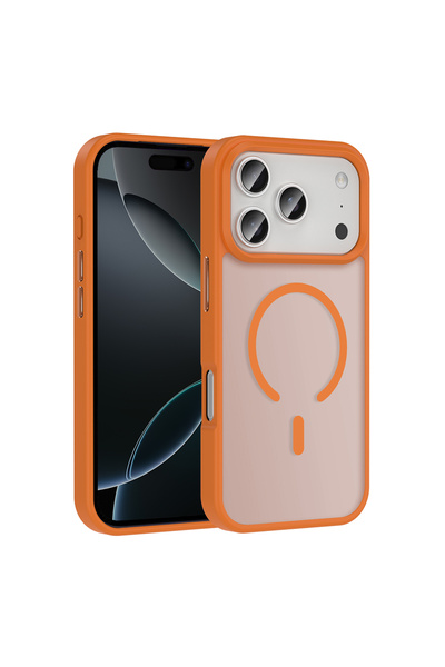 zore iPhone 17 Pro Max Case Magsafe Supported Camera Raised Silicone Matte An...