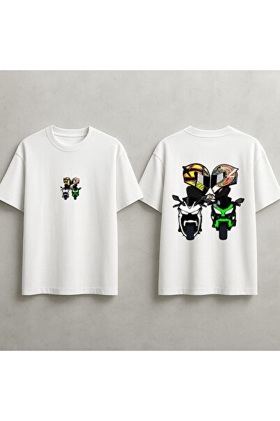 MAGORS Oversize Biker Club Back Printed Premium Unisex T-Shirt