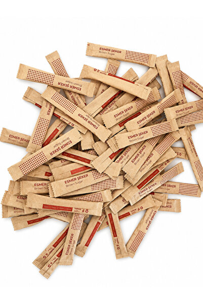 Genel Markalar NEFSPAK Esmer Stick Şeker 1000 adet 3 Gram