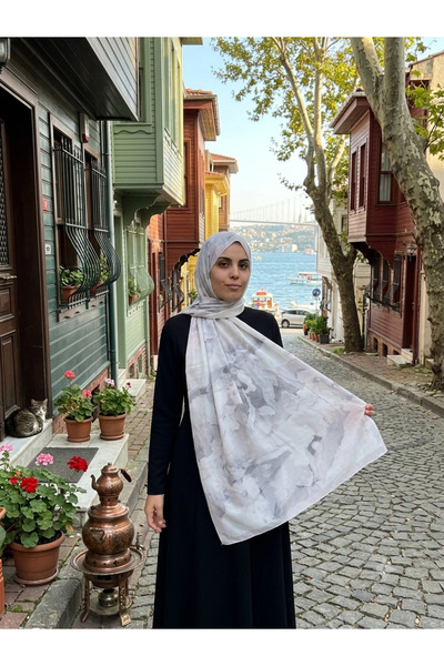 HAR-UM Ticaret Patterned Bamboo Shawl - 100% Natural Woven, Suitable for 4 Se...