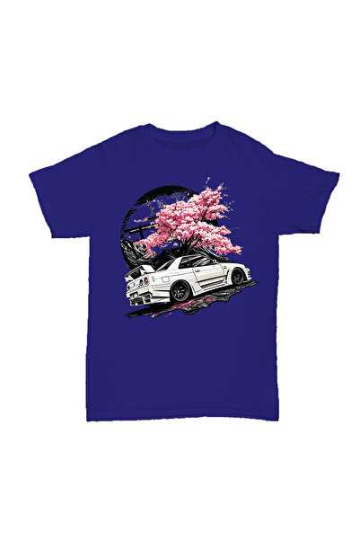 l'eivor Sakura Drift Printed Men's Cotton T-Shirt