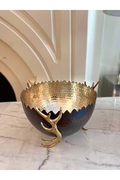Dekordan House Decorative Brass Bowl