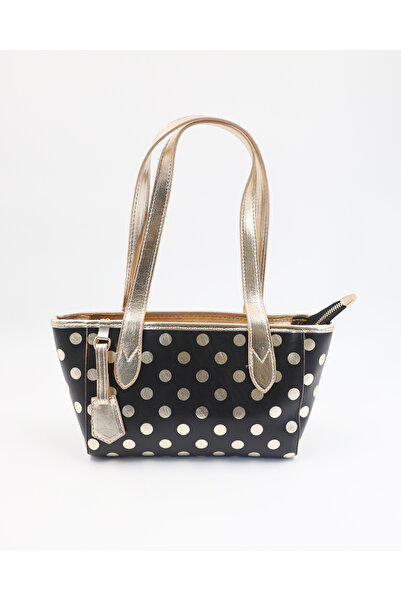 lalettobags Women's Polka Dot Detailed Adjustable Strap Shoulder & Crossbody Bag