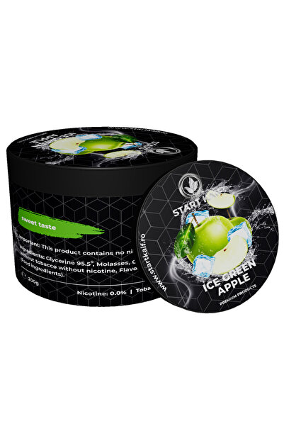 Start Kaif Aroma Narghilea StartKaif, Ice Green Apple, din celuloza, fara nic...