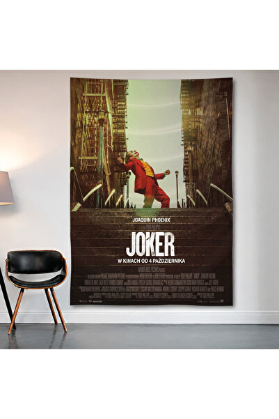 Geek Cultcha Joker Wall Covering Wall Carpet First Quality Satin Fabric Poster