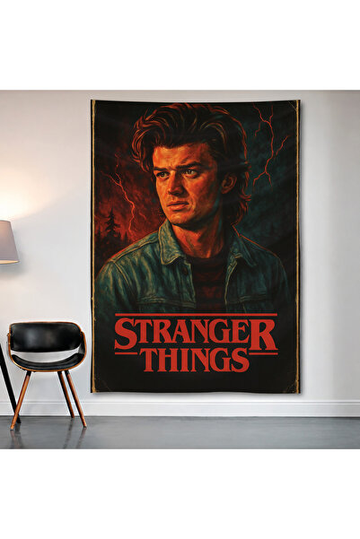 Geek Cultcha Stranger Things Steve Harrington Wall Covering Wall Tapestry Fir...