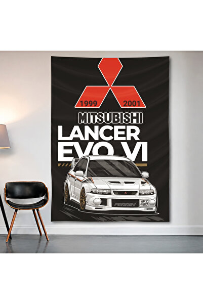 Geek Cultcha Mitsubishi Lancer Evolution Vi Wall Covering Wall Tapestry First...