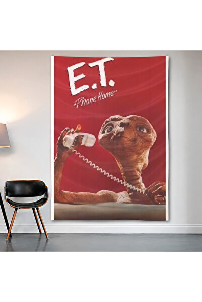 Geek Cultcha E.T. The Extra-Terrestrial Vintage Wall Covering Wall Tapestry F...