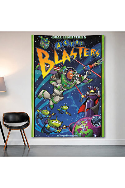 Geek Cultcha Buzz Lightyear: Astro Blasters Wall Covering Wall Tapestry First...