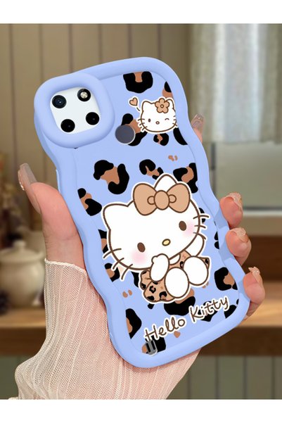 Hontinga Realme C21Y Compatible Case Camera Protector Blue Silicone Couple Ph...