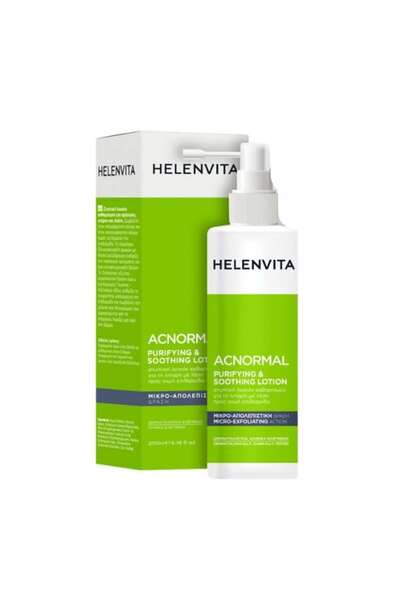 HELENVITA | Acnormal Purifying &amp; Soothing Lotion Καθαριστική Λοσιόν Κατά ...