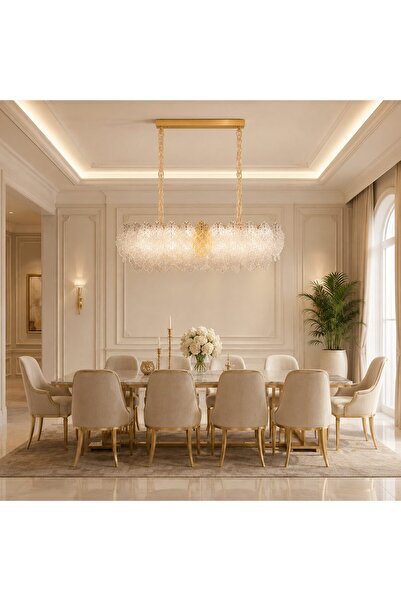 Flippy Candelabru Cristal LACE Royale 11xE14, Dimensiune 83x33 cm, Inaltime 3...