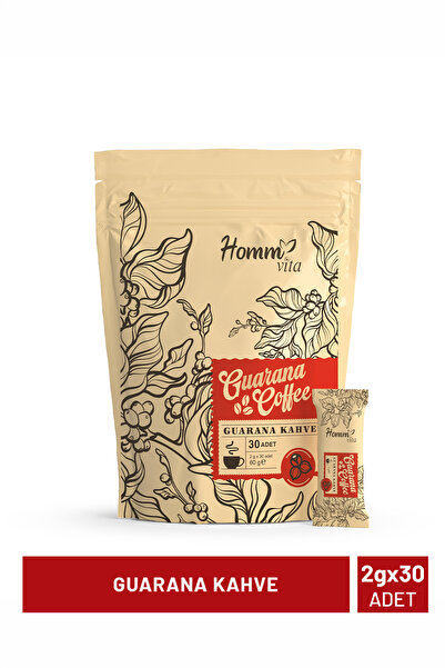 homm Guarana Flavored Single Serving Coffee 30 Pieces 60 Gr