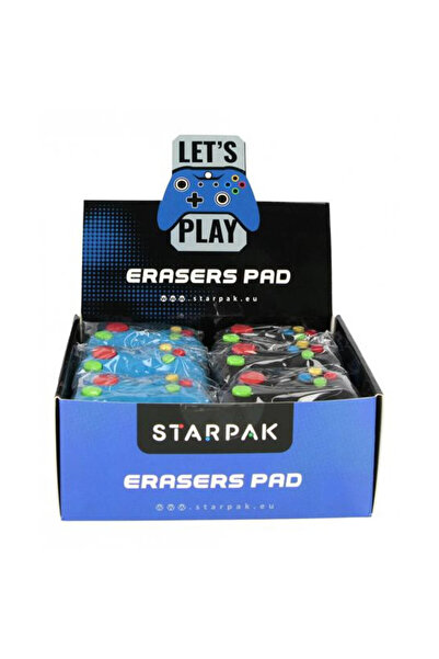 Starpak Guma de sters Pad STARPAK, mix modele, 37x57mm, set