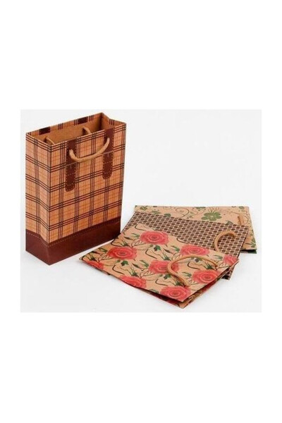 OEM Geanta de hartie Fandy Craft mica multicolor 15x20x6 cm