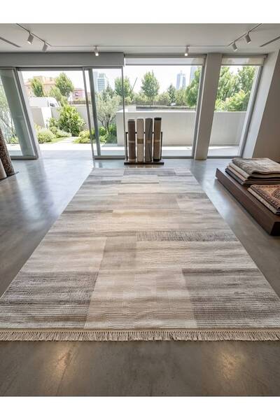 Merinos Vincent Still 095 30 Leke Tutmaz, Tozumaz Yumuşak Modern Halı Salon O...