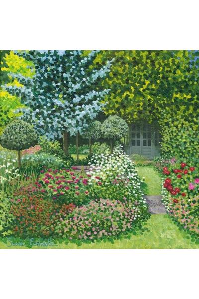 OEM Felicitare cu plic Susan Entwistle Mums Garden, ilustratie de artist, pli...
