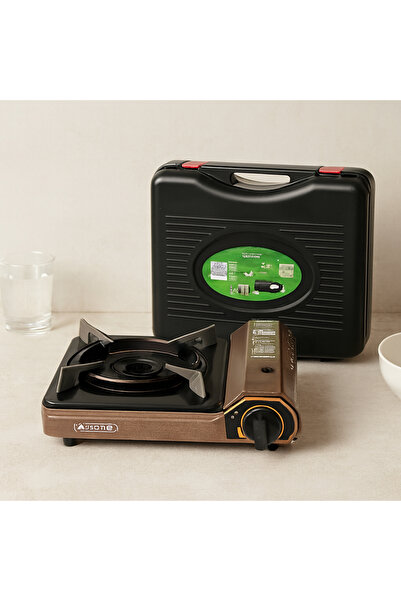magicool Portable Camping Stove (Gas-Powered, with Windshield, with Bag)