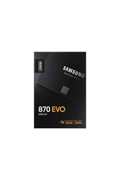 Samsung 250 GB 870 EVO 2.5 SATA3 MZ-77E250BW 560-530 MB/S