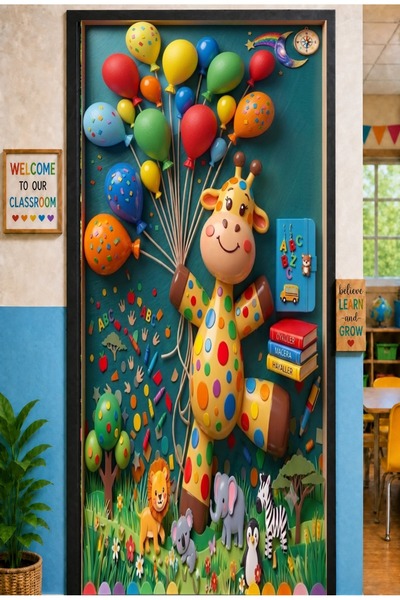 PROMISEBACKDROP2 190X75Cm Elastic Door Decoration, Fabric Door Decoration, Gi...