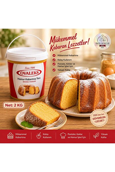 Ovaleks Profesyonel Hamur Kabartma Tozu 2 kg - Pasta Ve Kek Kabartıcı
