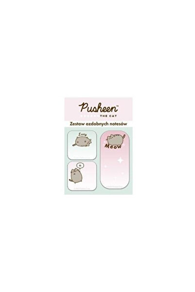 OEM Set 3 notesuri ST-MAJEWSKI Pusheen, decorative, cu ilustratii licentiate,...