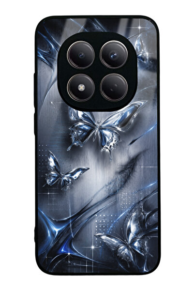 Spoyi Xiaomi Redmi Note 15 Pro Midnight Chrome Butterfly Tasarımlı Glossy Tel...