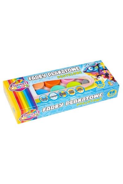 Sweet colours Set acuarele, Sweet Colours, Pastel, 12 culori, 20ml