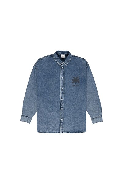 Quiksilver Γυναικείο Τζιν Πουκάμισο EQWWT03150-BYGW Μπλε