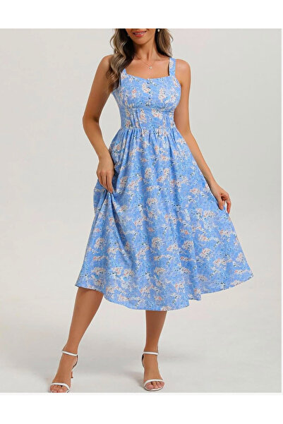 OMS Rochie de vara midi cu imprimeu floral