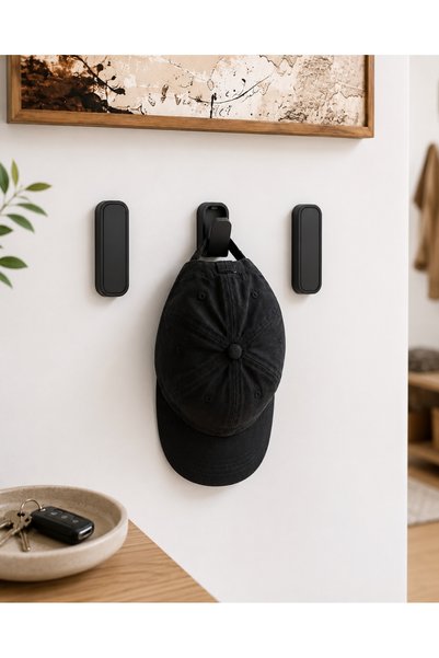 MYE TEKNOLOJİ 3 Adet Minimalist Duvar Askısı – Katlanabilir Dekoratif Askılık