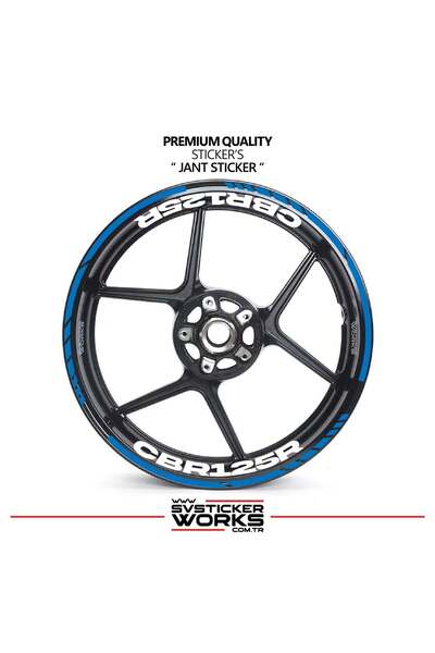 ARONA Honda Cbr 125R Wheel Sticker Interior and Exterior Cbr125R Written Labe...