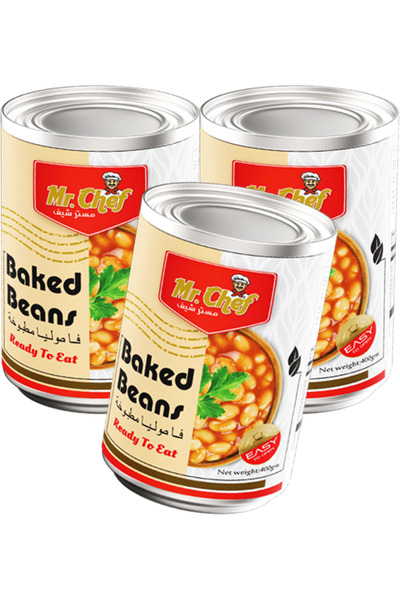 MR.CHEF Baked Beans Easy Open 3x400g